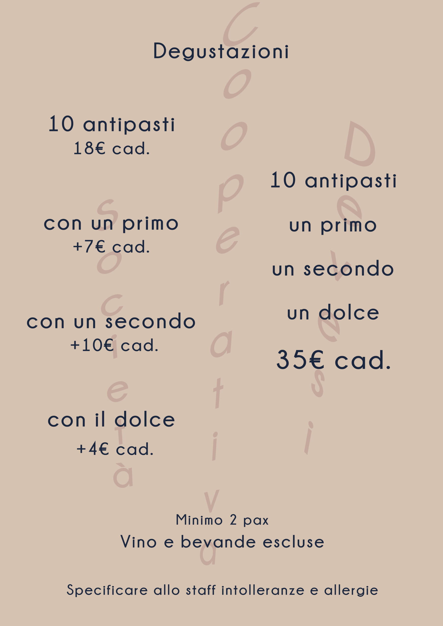 2carta degustazione